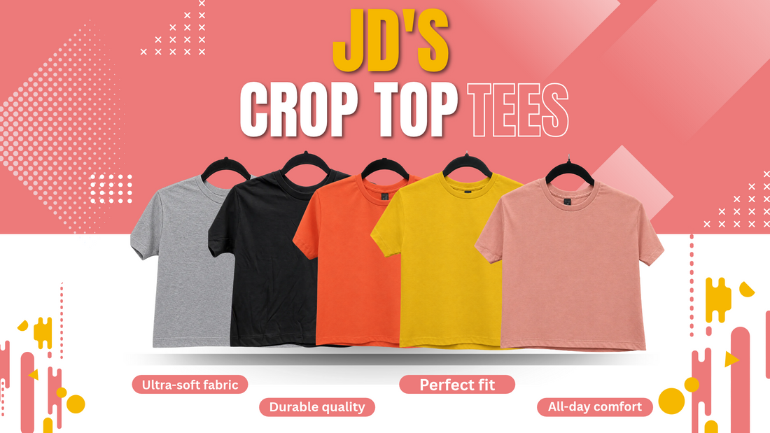 JD’s Premium Crop Top Tees