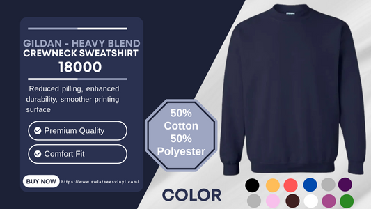 Gildan Heavy Blend Crewneck Sweatshirt 18000