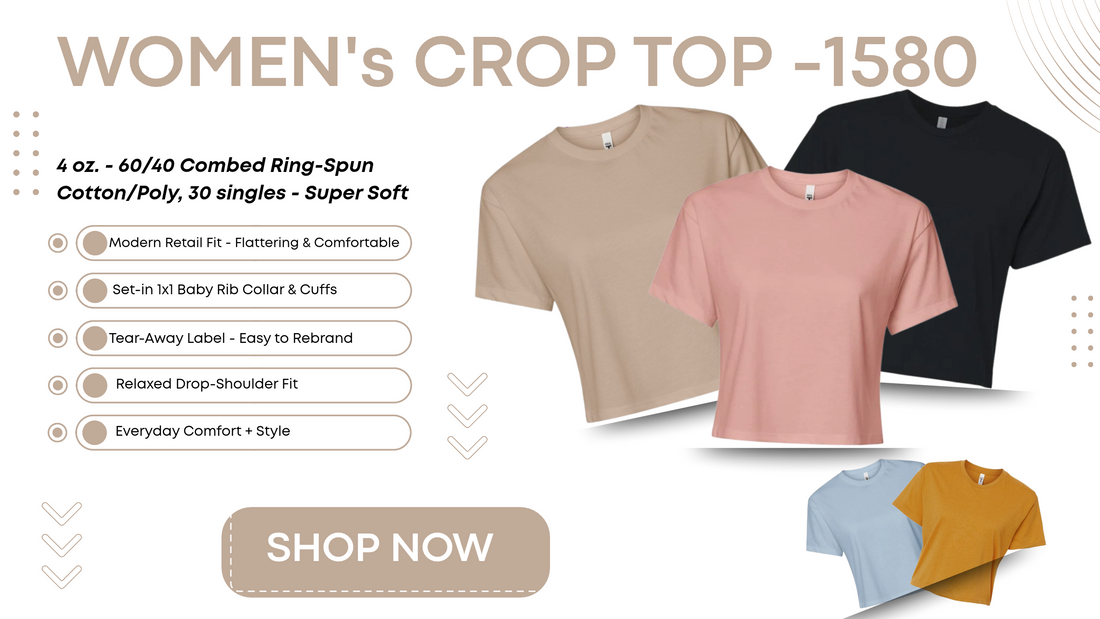 Women’s Crop Top 1580: The Perfect Blend of Comfort, Style, and Versatility