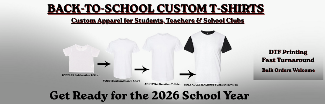 Get Ready for the 2026 School Year with Custom Back-to-School T-Shirts