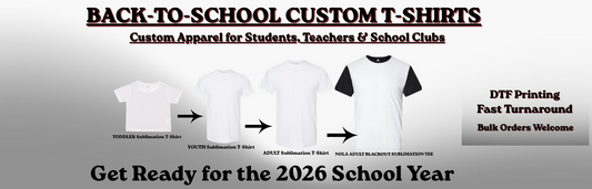 Get Ready for the 2026 School Year with Custom Back-to-School T-Shirts