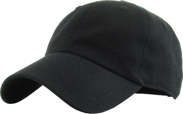 LOW PROFILE BASEBALL CAPS (DAD HAT)