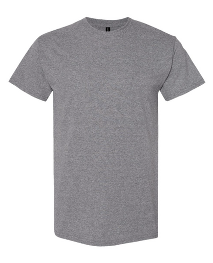 GILDAN ADULT SHORT SLEEVE (SECONDARY)- 5000(S-M-L-XL)