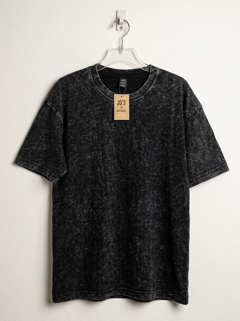 JD's ACID WASH BOXY T.SHIRT